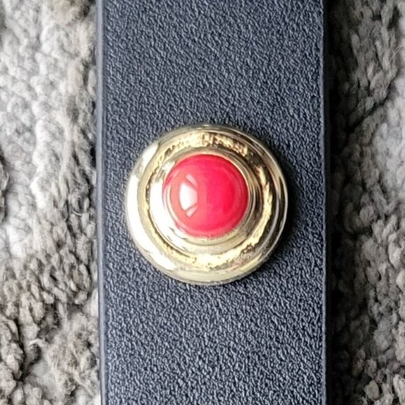 NWT-Kate Spade New York In The Loop Black Leather Belt-colored Embellishments - Picture 9 of 16